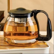 天喜TIANXI  玻璃茶 不锈钢过滤内胆泡茶壶 1200ml