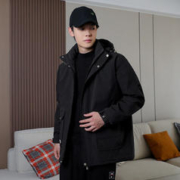 oyy 2023年户外保暖御寒棉服上衣服可拆卸连帽时尚棉衣服
