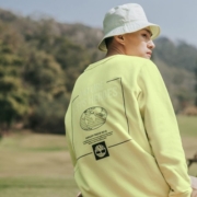 Timberland添柏岚卫衣男户外圆领棉质T恤宽松保暖毛圈针织长袖A24NY 322 XL（85~92KG）