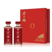 金六福 五福临门 50.8度兼香型白酒500mL*2瓶 兔年礼盒