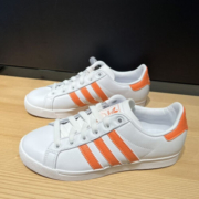 阿迪达斯（Adidas）女鞋三叶草板鞋运动鞋 2023冬季新款休闲鞋女轻便透 EE6202白/半珊瑚粉 38