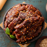 科尔沁烧烤牛肉105g休闲零食肉干肉脯手撕牛肉蜀香特产牛肉干即食小吃