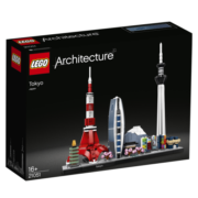 乐高（LEGO） 建筑街景天际线男女孩拼搭积木玩具粉丝收藏圣诞节礼物 21051 东京天际线