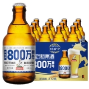 慕尼黑精酿原浆啤酒330ml*12瓶 白啤 玻璃瓶