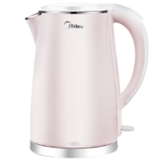 美的（Midea）电水壶热水壶电热水壶304不锈钢1.7L*3件