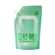 需首购、plus会员：食在自然 白砂糖 500g 广西一级白蔗糖