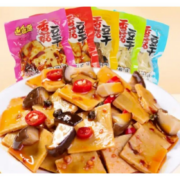 Plus会员:逗食惠香菇豆干500g 豆腐干五香麻辣混合口味