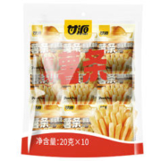 88VIP会员：KAM YUEN 甘源 膨化食品蜂蜜黄油味薯条200g原切好味20g*10包