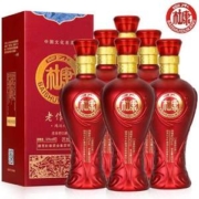 中华老字号，白水杜康 鸿运8 浓香型52度纯粮白酒500mL*6瓶礼盒装