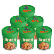 麻六记 红油苕皮烧烤味209g*6四川宽粉烧烤方便夜宵速食粉丝面皮
