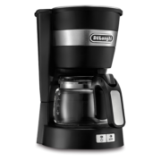 德龙（Delonghi）咖啡机 美式滴漏式咖啡壶 家用迷你半自动咖啡机 ICM14011（黑色）