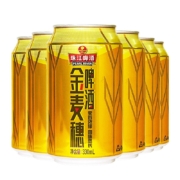 PLUS会员、需入会：珠江啤酒 10度 珠江金麦穗啤酒 330ml*6听