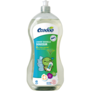 逸乐舒ecodoo法国进口洗洁精去油污芦荟护手洗碗液1L