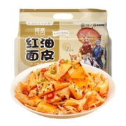PLUS会员：阿宽红油面皮酸辣拌面 4包装/提