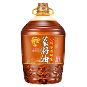 鯉魚小榨濃香四川物理壓榨非轉基因菜籽油4l