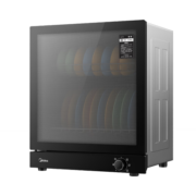 美的（Midea）消毒柜家用 厨房餐具碗柜碗筷茶杯刀具消毒器 50L双层 小型台式 高温烘干 二星级不锈钢50T11