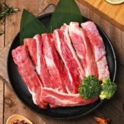 青草家 原切牛肋条1000g*2件（4斤）