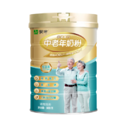 PLUS会员:蒙牛 铂金装 中老年益生菌高钙富硒成人奶粉800g*2件