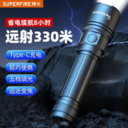 SUPFIRE 神火 户外强光小型手电筒 F2