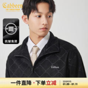 Cabbeen 卡宾 老花满印卫衣 仿麂皮绒