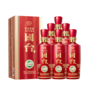 国台 国标 2017年酿造 53度 500ml 酱香型白酒 茅台镇高度酒水 53度 500mL 6瓶 2017年酿造