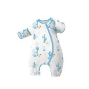 i-baby 10AA08226002P207P14 恒温抗菌纱布睡袋 春夏款 仙人掌灌丛