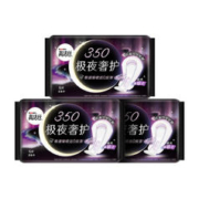 限移动端、京东百亿补贴：kotex 高洁丝 极夜奢护卫生巾350mm6片*3包装