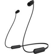 索尼（SONY） WI-C200 无线蓝牙耳机 跑步运动耳机 音乐通话耳机 挂脖入耳式立体声耳机 黑色
