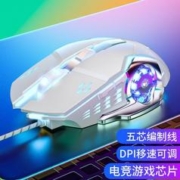 YINDIAO 银雕 机械手感键盘鼠标套装电竞游戏家用台式笔记本电脑键鼠耳机三件套