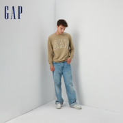Gap 圆领抓绒保暖卫衣 427434 卡其色 180/96A(M)