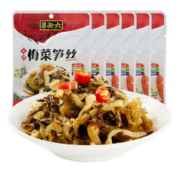 六必居 香辣梅菜笋丝 下饭菜方便小菜 70g*6袋 新老包装随机发货