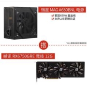 88VIP会员：POWERCOLOR 撼讯 RX 6750XT 竞技 GDDR6 独立显卡 12GB +微星 MAG A650BNL 650W铜牌电源