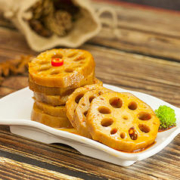 藕片脑袋必入～：小胡鸭 香辣卤味藕片 308g