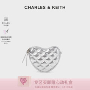 CHARLES & KEITH CHARLES&KEITH24新款CK2-80151353菱格爱心链条包