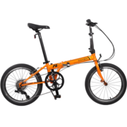 大行（DAHON） 顺丰发货40周年纪念版折叠自行车20寸8级变速单车P8经典款KBC083 橙色【速联X7+苹果胎】