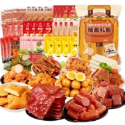 再降价：bi bi zan 比比赞 辣卤零食大礼包 578g 共75包