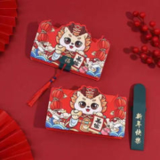 枫琅 龙年红包利是封 多卡红包5个 6卡