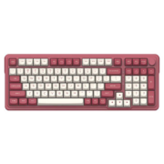 再降价：REDRAGON 红龙 KS99 98键 2.4G蓝牙 多模无线机械键盘 白红 龙吟轴 RGB