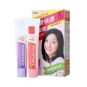 赠染发四件套 美源女士遮白发纯植物染发剂