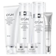OSM 欧诗漫 珍珠白洁面爽肤水乳液面霜精华5件护肤品套装面膜眼霜新年礼物