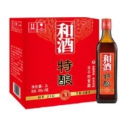 和 酒特酿半干型黄酒整箱黄酒上海老酒500ml*6瓶