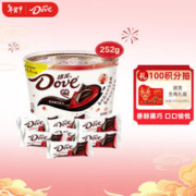 Dove 德芙 香浓黑巧克力 252g