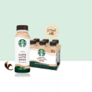 星巴克（Starbucks） 星选 即饮咖啡饮料（新老包装随机发货） 咖啡拿铁270ml*6瓶