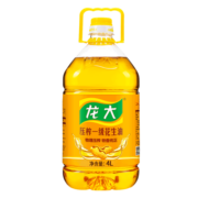 龙大 食用油 压榨一级 特香花生油 4L 新花生新鲜油