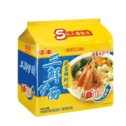 华丰方便面三鲜伊面五连包 芙蓉鲜虾味5包*88g