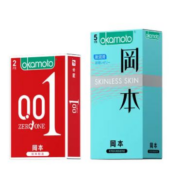 京东百亿补贴：冈本001玻尿酸超薄避孕套0.01mm 裸感高潮男女专用女戴