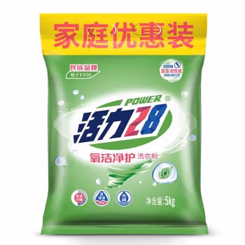 京东百亿补贴：活力28 洗衣粉 氧洁洗衣粉 5kg