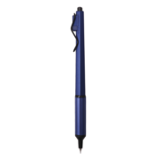 三菱（Uni）按制圆珠笔金属笔握原子笔 低重心办公商务用中油笔 SXN-1003-28 0.28mm 海军蓝杆