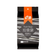 plus会员：e洁 背心手提式垃圾袋加厚45*59cm*100只黑