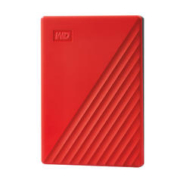 西部数据 My Passport系列 随行版 2.5英寸Micro-B便携移动机械硬盘 2TB USB3.0 魄动红